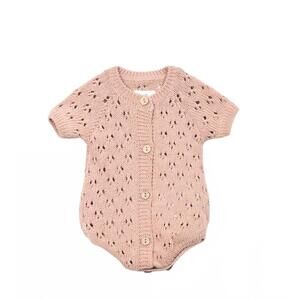 NEW PLAY UP baby's knitted jumpsuit in pink